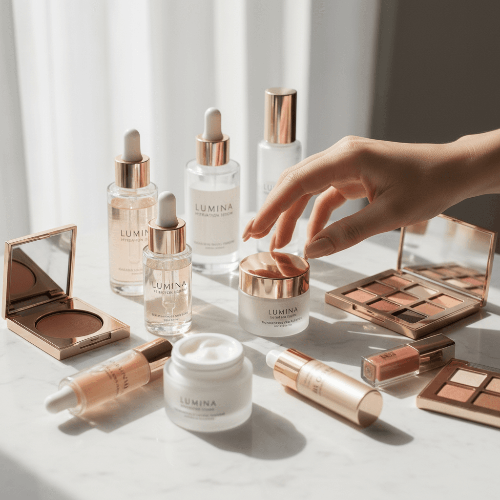 LIKE UNNI skincare product bottles